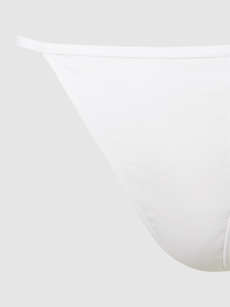 String mit Label-Detail Modell 'ATHLETIC' im 3er-Pack in schwarz