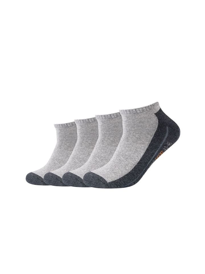 camano Sportsneakersocken pro tex 4er Pack function in Grau melange günstig kaufen