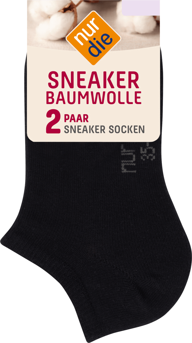 Sneaker schwarz Gr. 39-42, 2 St