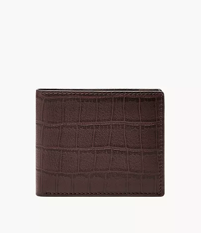 Fossil Bifold Derrick Flip ID