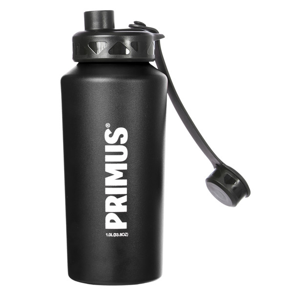 TRAILBOTTLE 1.0L S.S. BLACK - Trinkflasche