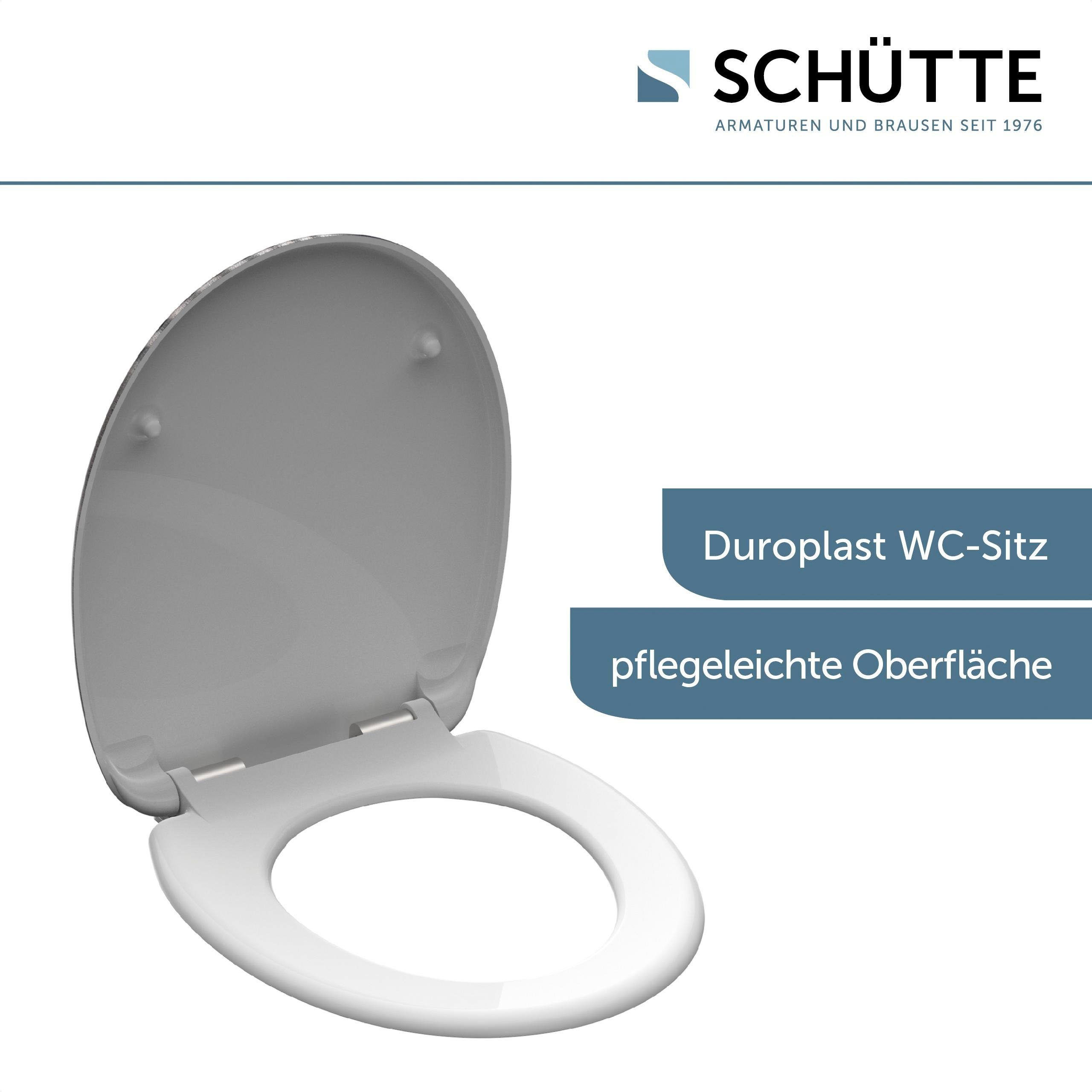 Schütte WC-Sitz Yin & Yang, Duroplast, mit Absenkautomatik
