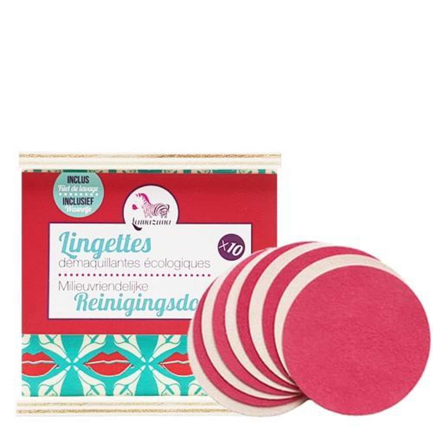 Lamazuna Lingettes Démaquillantes 10 Lingettes