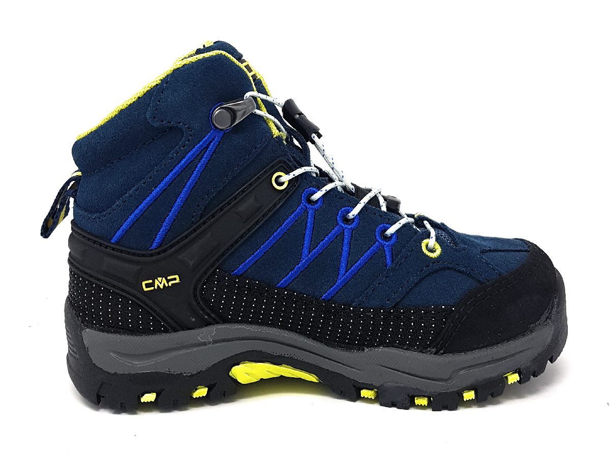 CMP Ki. Trekking Rig. Waterpr 3Q12944 Blau 08NE Blau/ Gelb