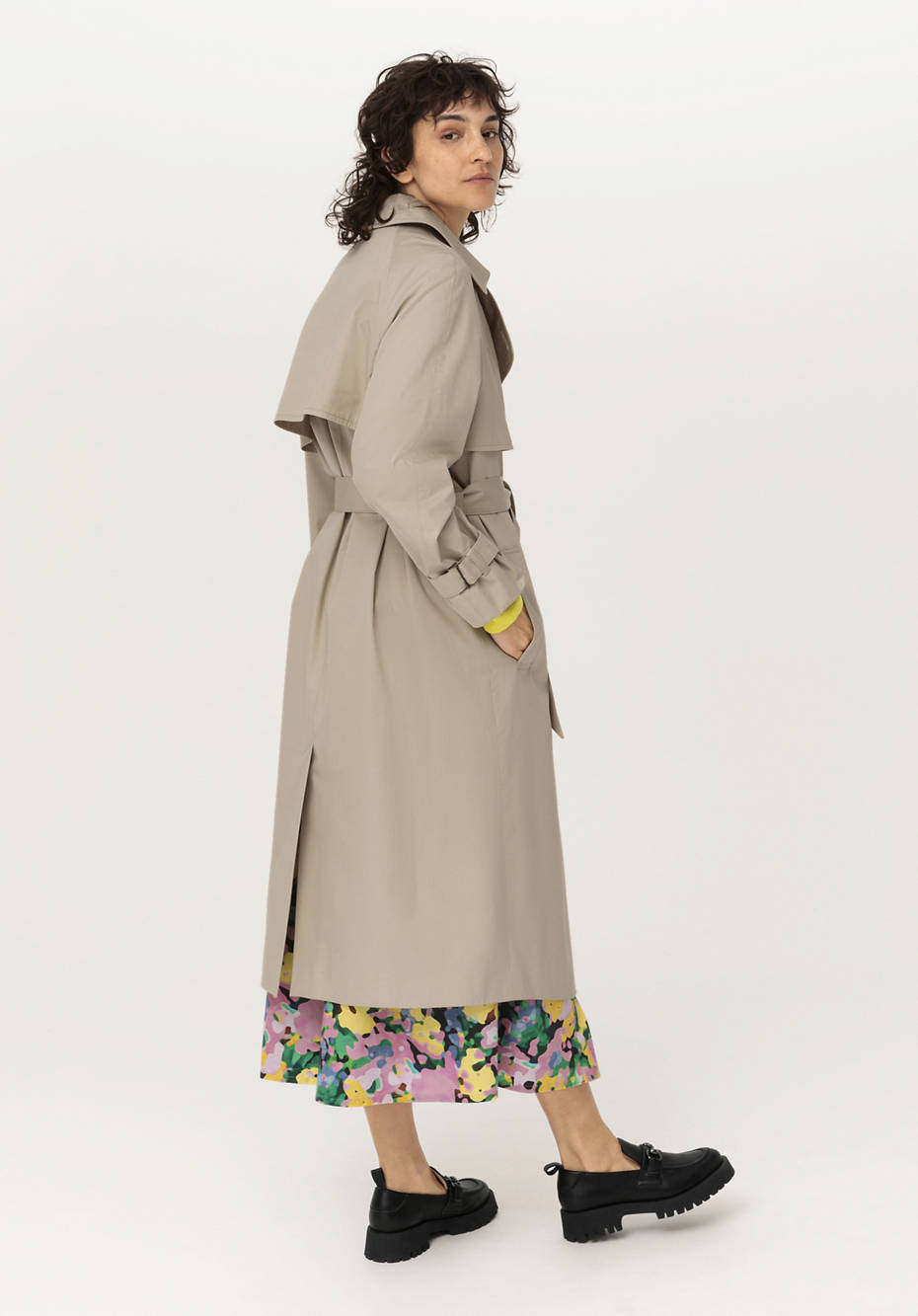 Trenchcoat Nature Shell aus reiner Bio-Baumwolle
