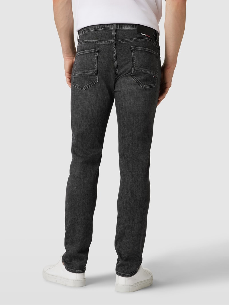 Slim Fit Jeans im 5-Pocket-Design Modell 'BLEECKER' in dunkelgrau