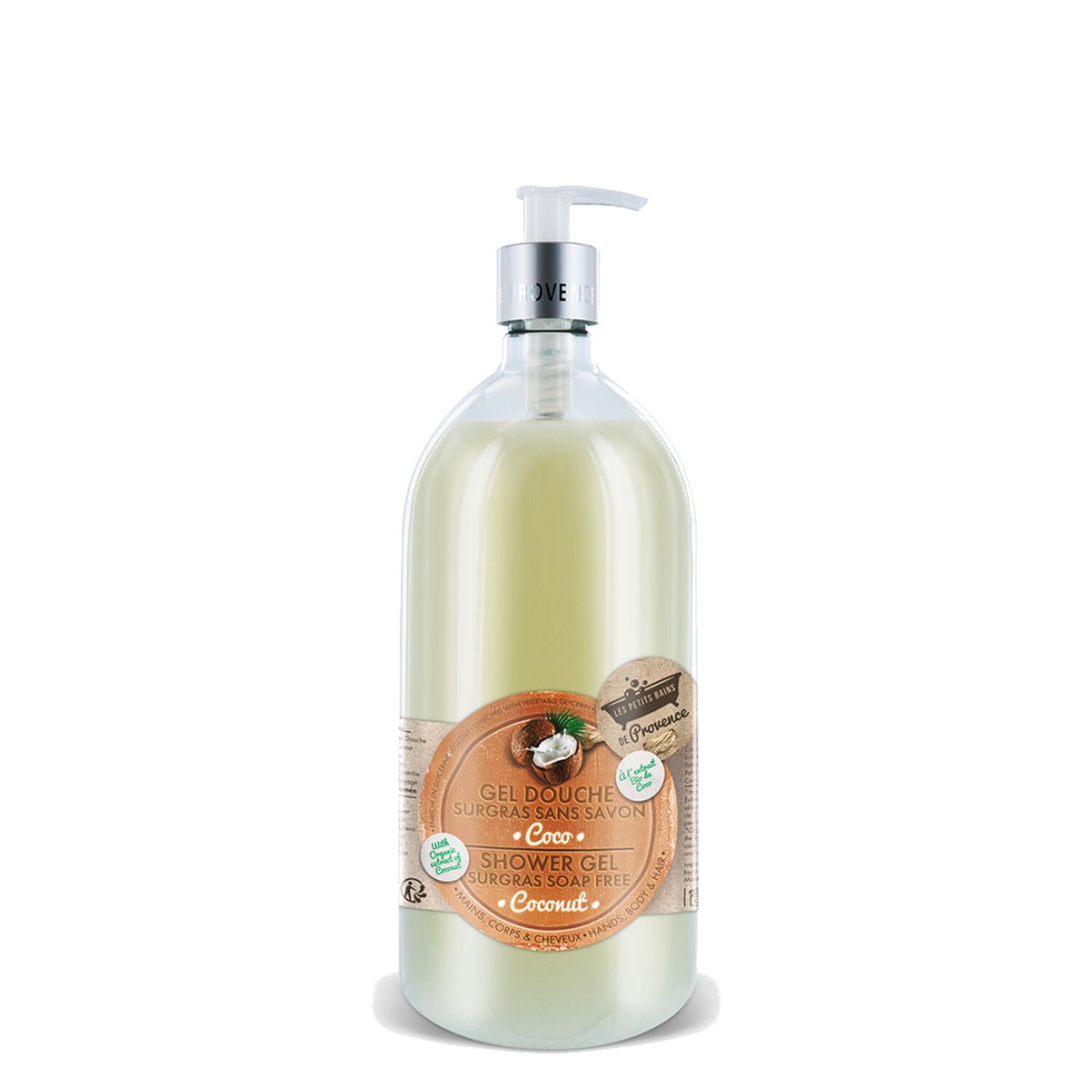 Les Petits Bains de Provence Gel Douche Surgras Sans Savon Parfum Coco