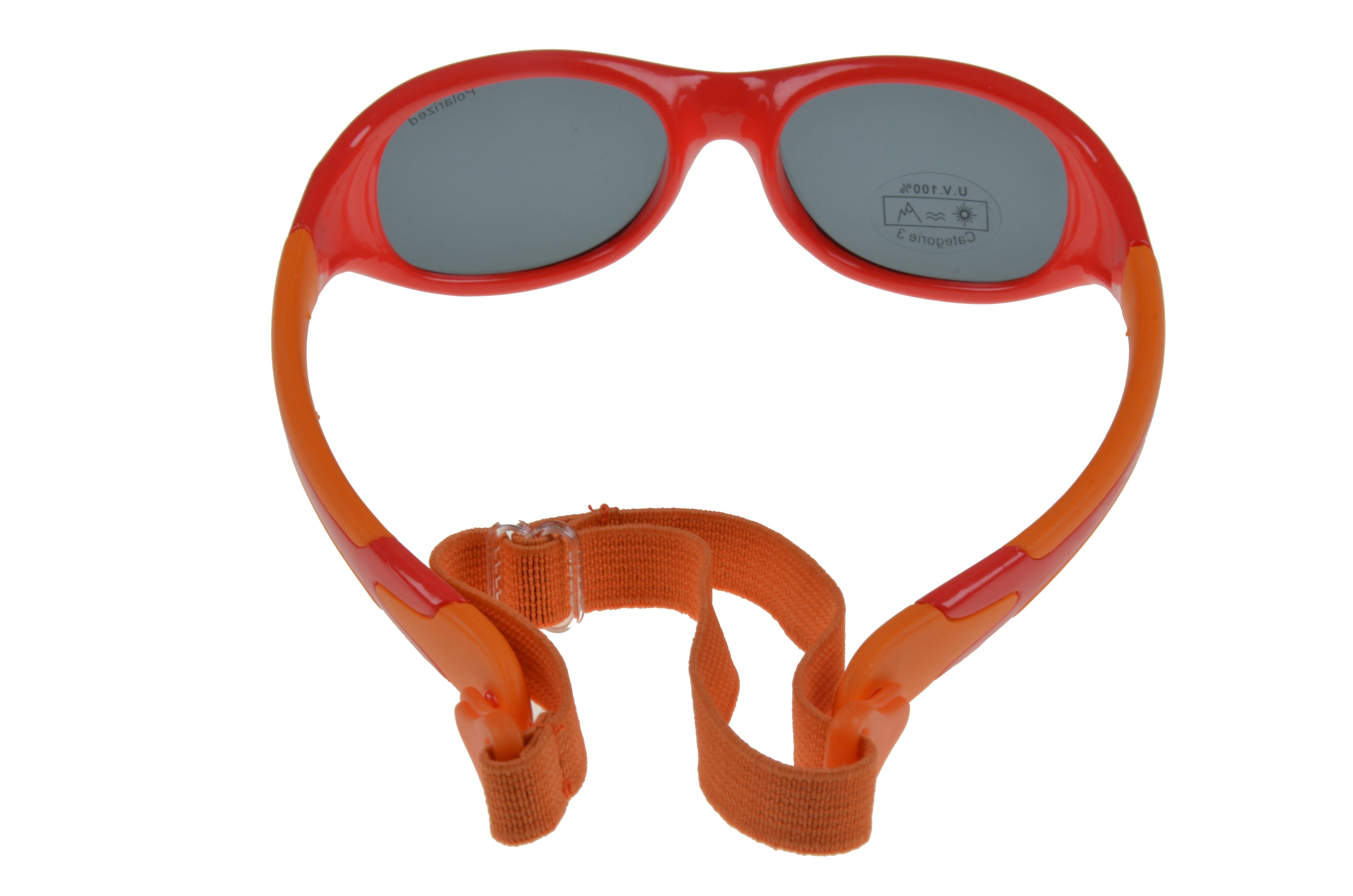 Gamswild Sonnenbrille WK5618 GAMSKIDS Kinderbrille 2-5 Jahre Kleinkindbrille Mädchen Jungen kids Unisex, rosa, grün, rot-orange incl. Brillenband