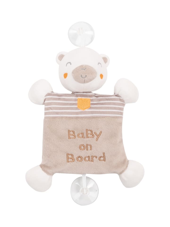 Kikkaboo Baby Kuscheltier Baby on Board in natur günstig kaufen onesize