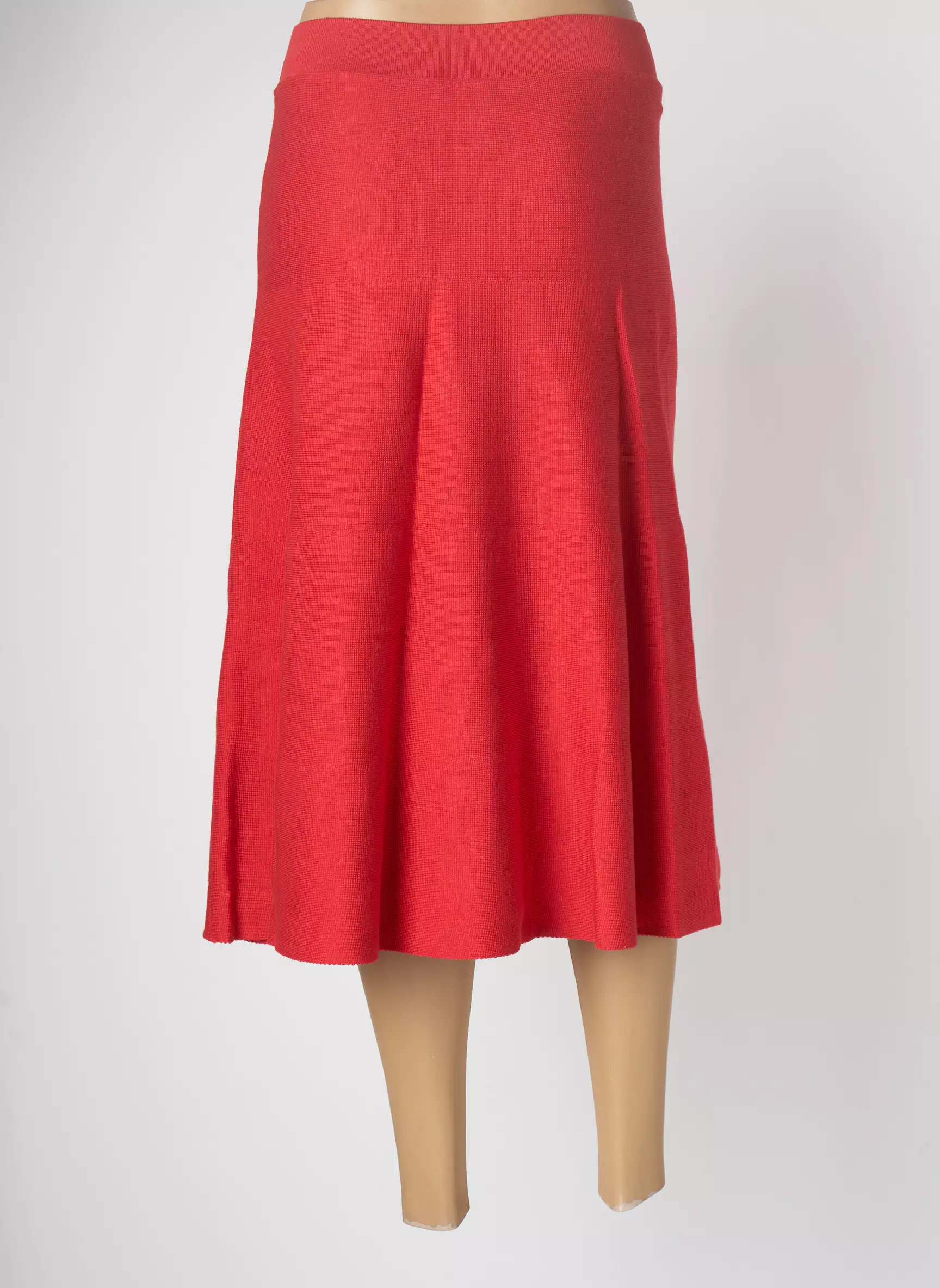 Devernois Jupes Mi Longues Femme couleur rouge