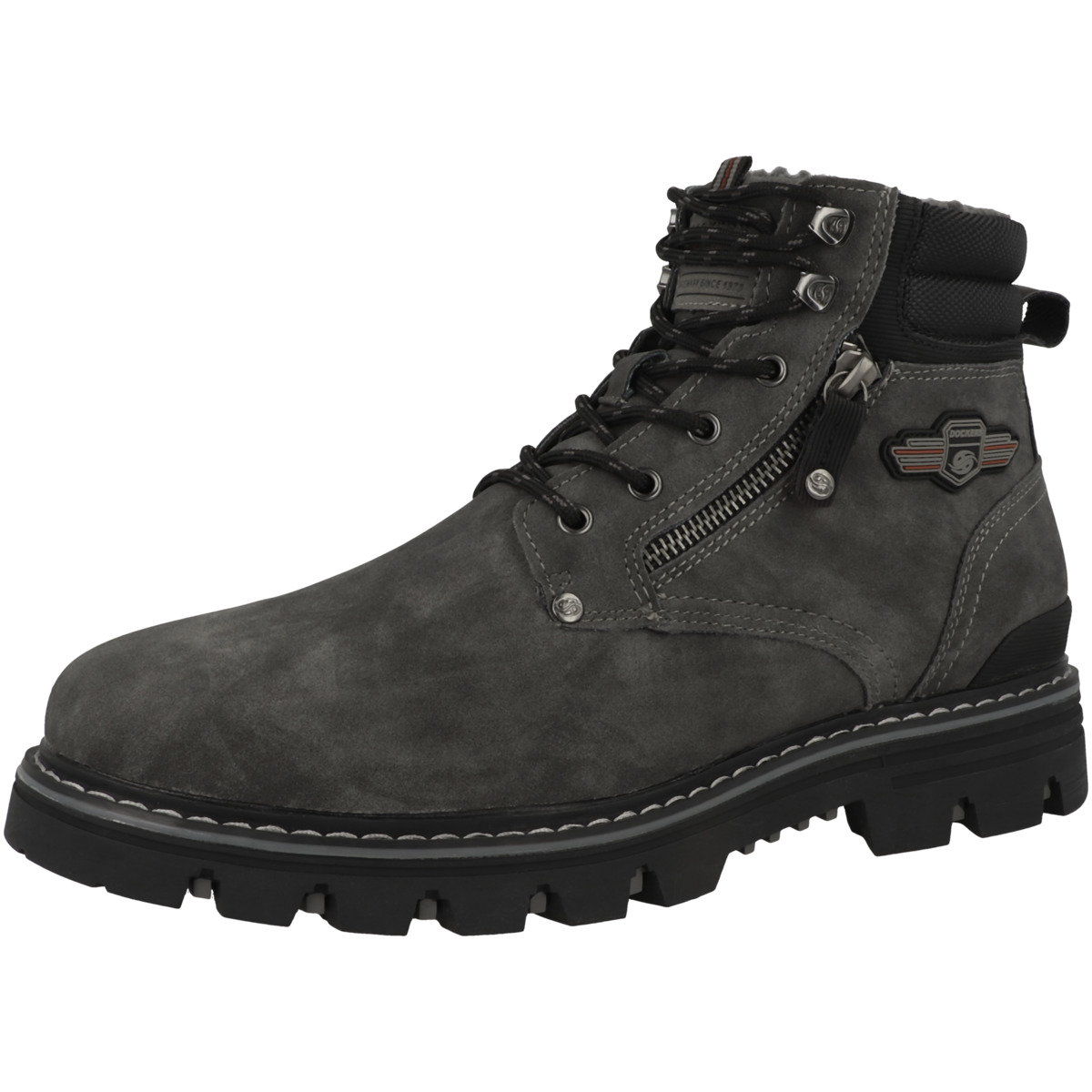 Dockers by Gerli 53HX103 Schnürboots dunkelgrau