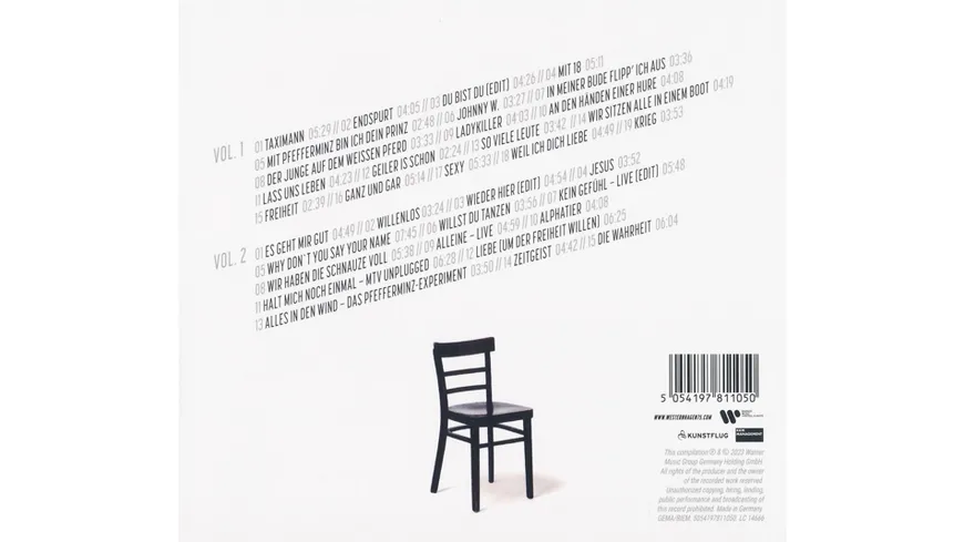 Westernhagen 75(34 Songs:1974-2023) Digipak