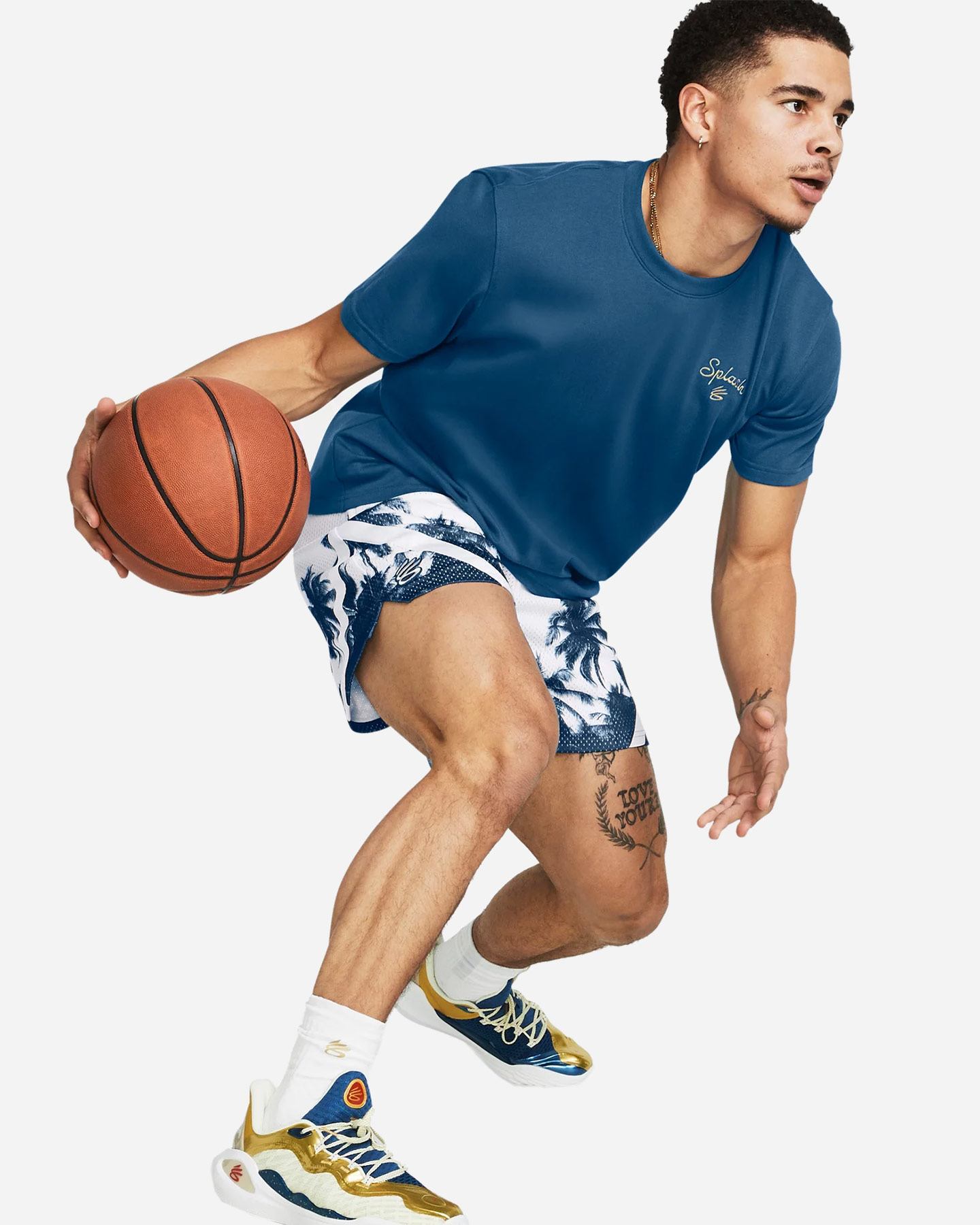 Koszyk Maglia Under Armour Curry Emboss Splash M 77-1383379-0426