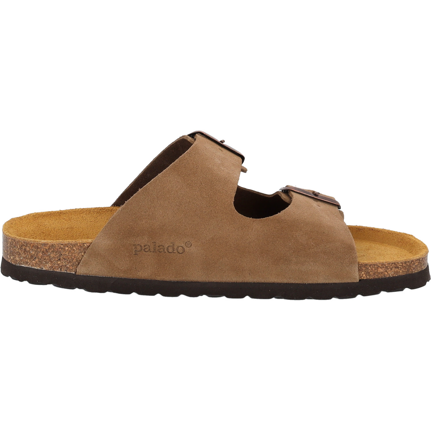 Palado Korfu Premium Leather Herren, Pantoletten, Herren, Hellbraun
