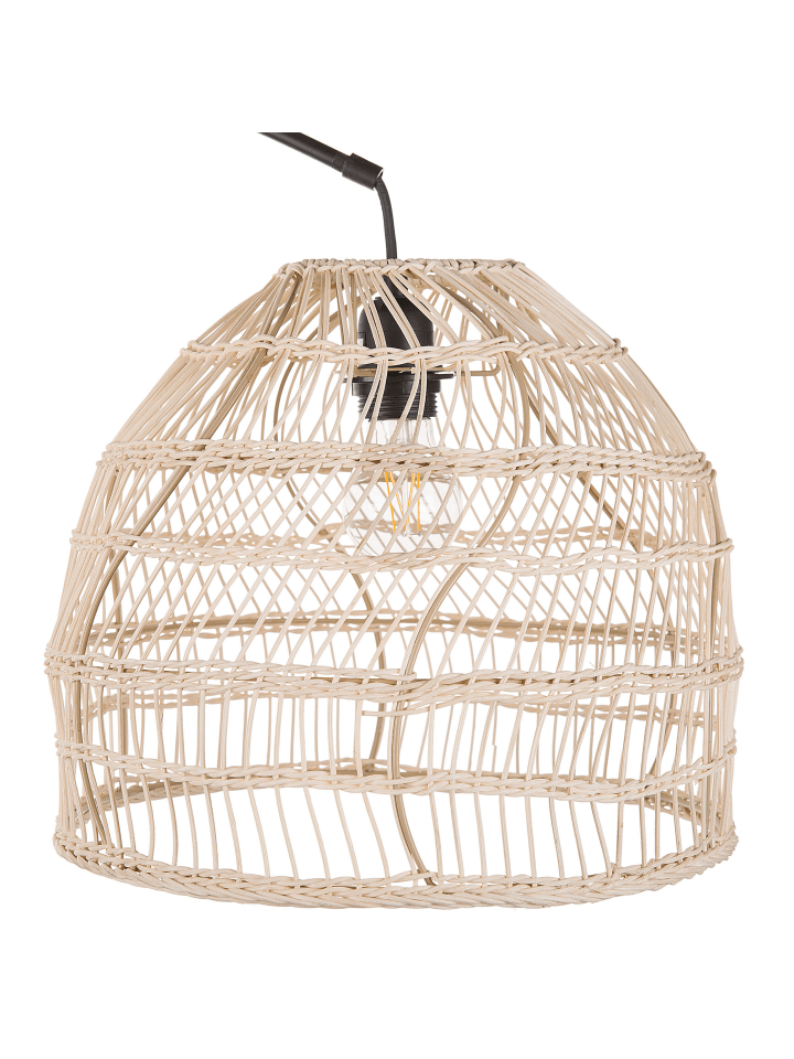 Beliani Stehleuchten GUAVIARE in /Beige/Schwarz - (W) 33 x (H) 195 x (L) 130 cm günstig kaufen onesize