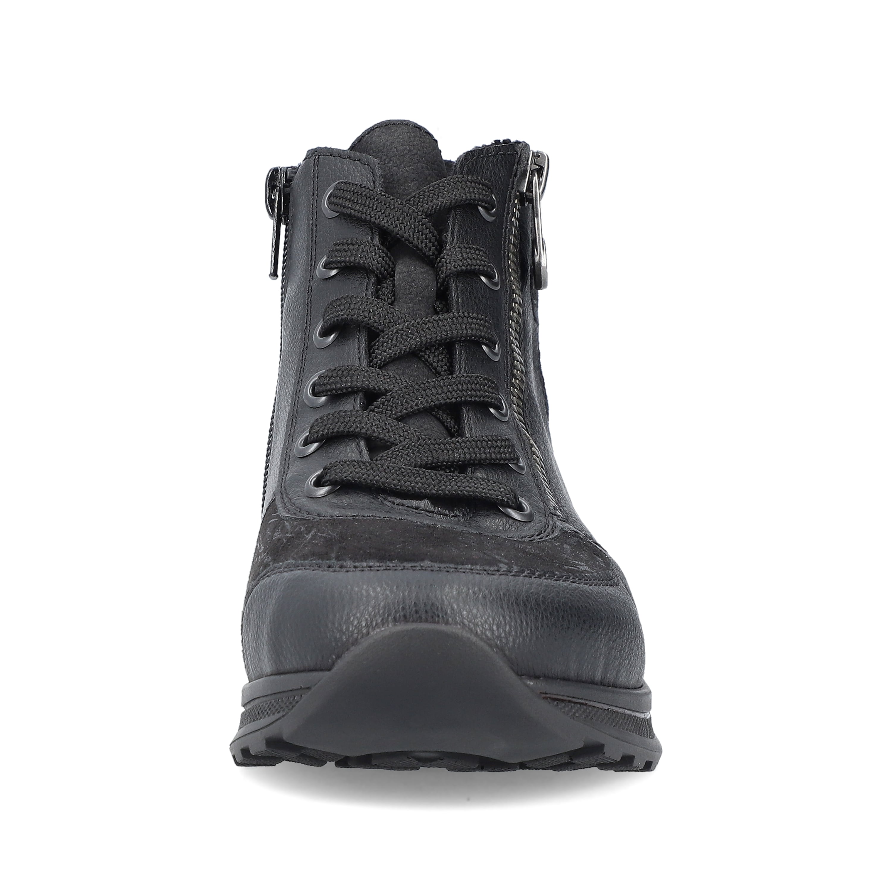 Rieker Damen Schnürschuhe tiefschwarz
