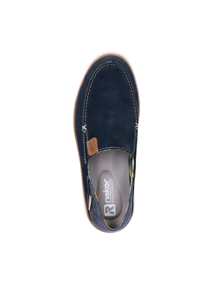 rieker Sportliche Slipper in Blau günstig kaufen