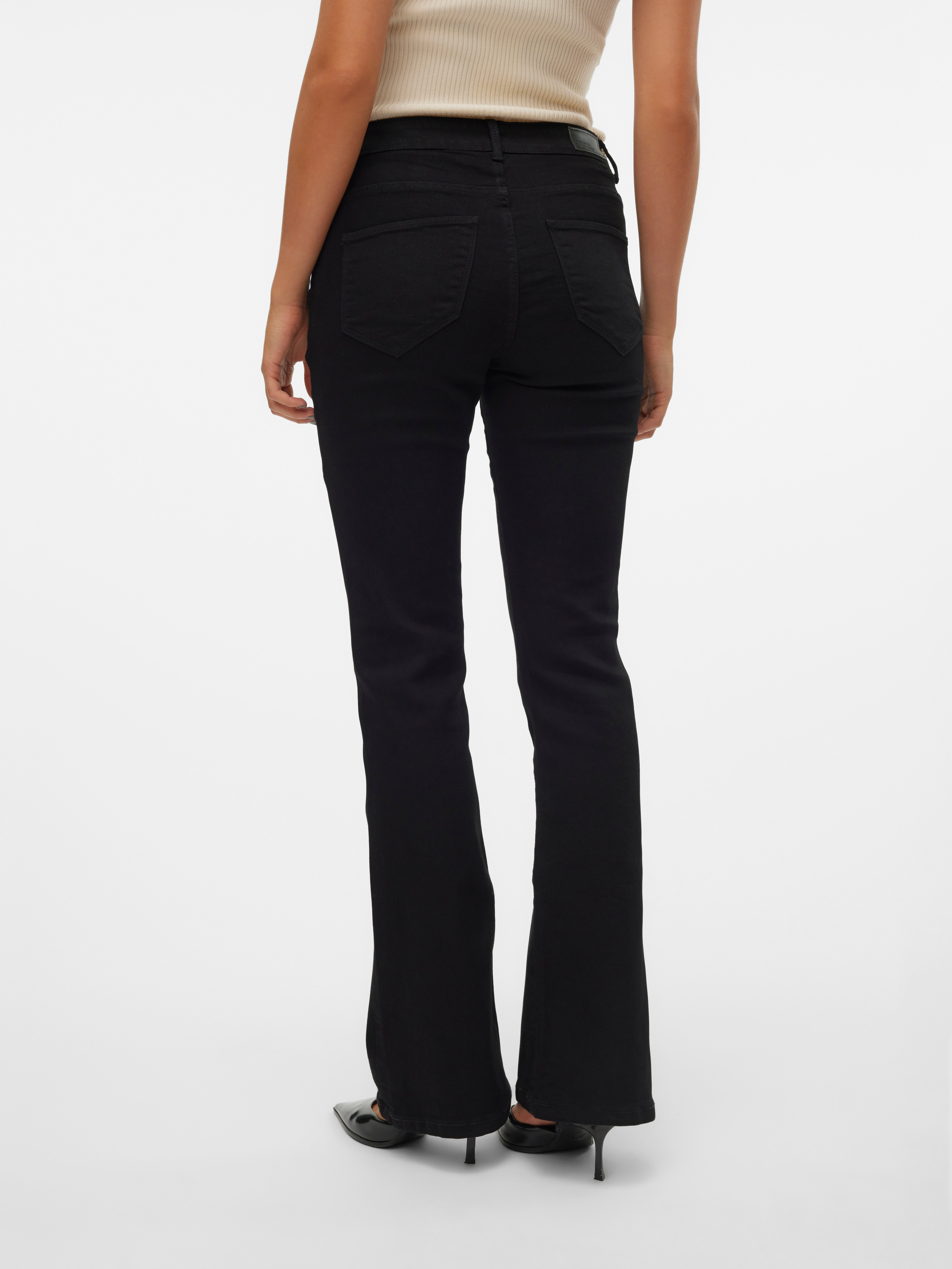 VMELLY Mid Rise Ausgestellt Jeans