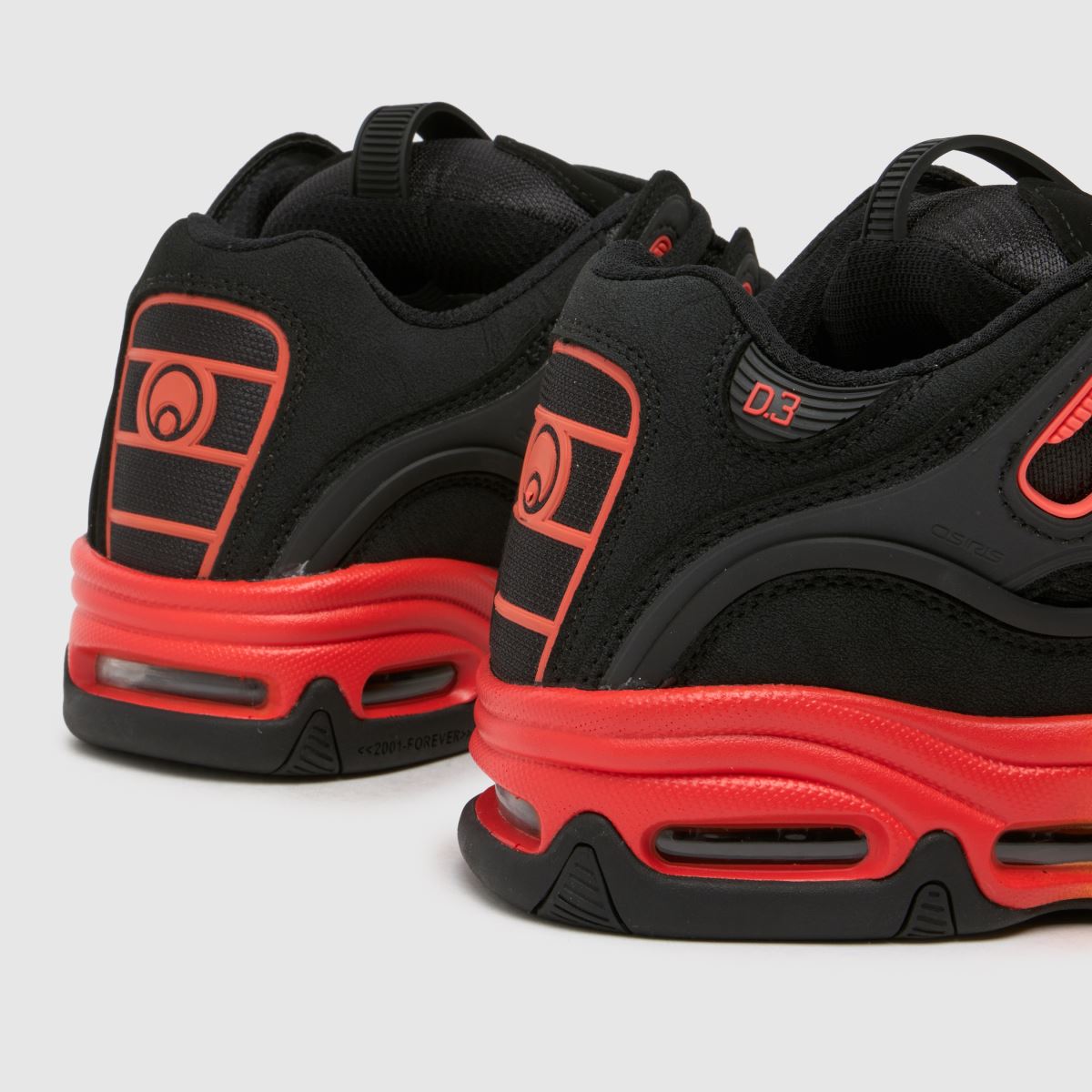OSIRIS d3 2001 sportcipő fekete és narancssárga színben