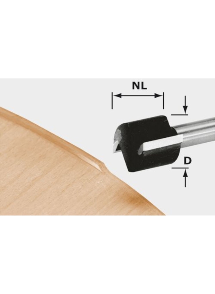 Accesorii Festool 491666 Freză de muchii HW HW D 19/16 S8 OFK 700