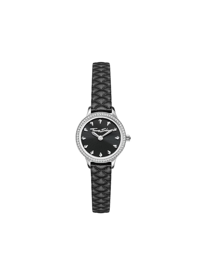 Thomas Sabo Damenuhr in schwarz günstig kaufen onesize