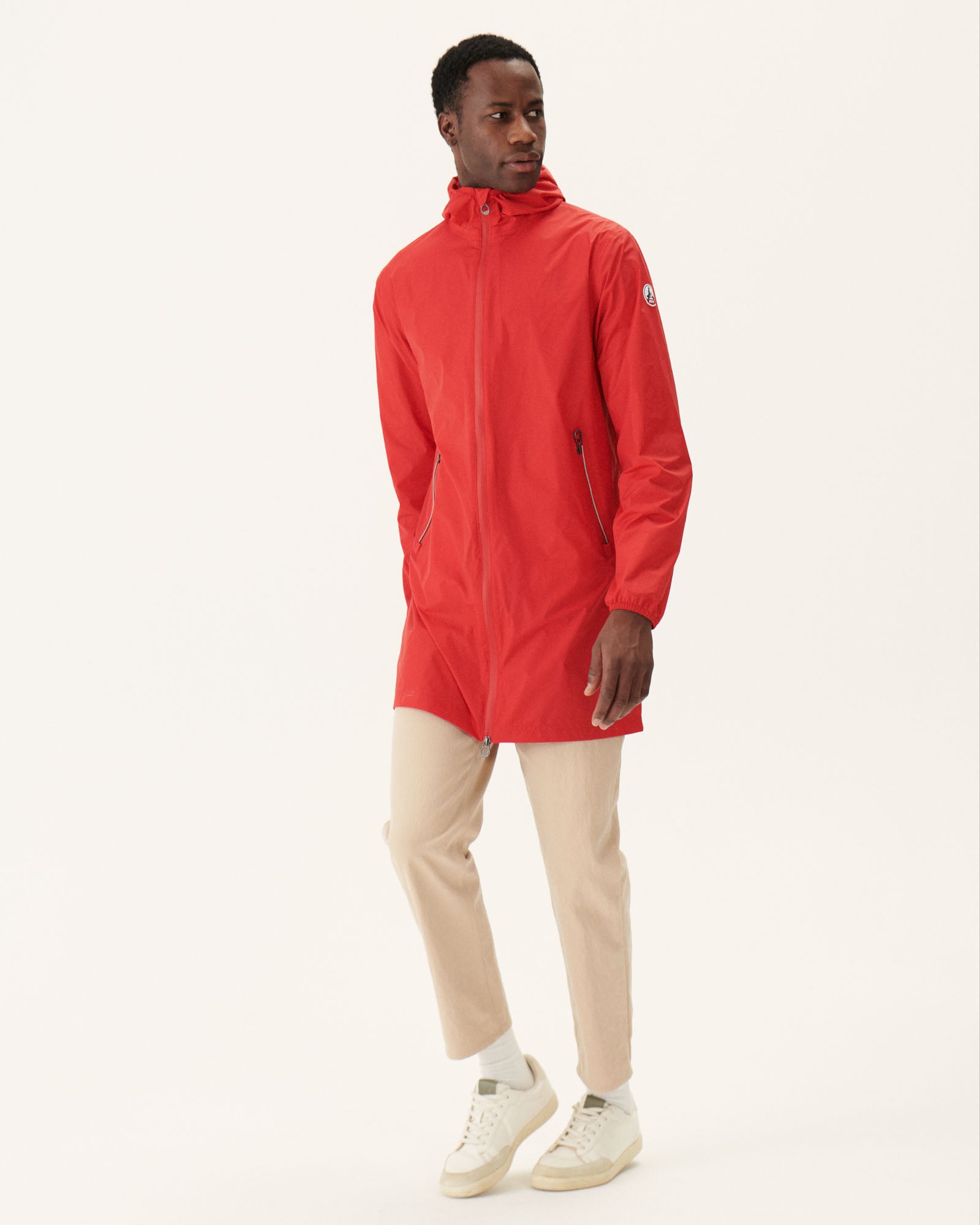 Imperméable long paquetable Rouge vif Stockholm