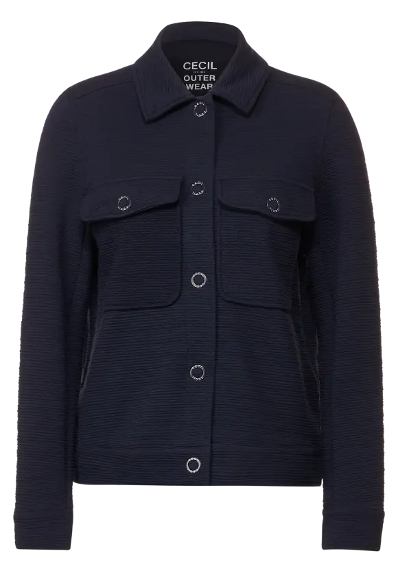 CECIL Shirtjacke mit Struktur