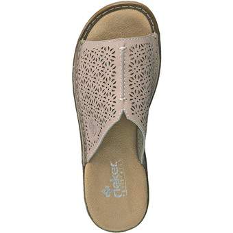 Rieker Pantolette in rosa