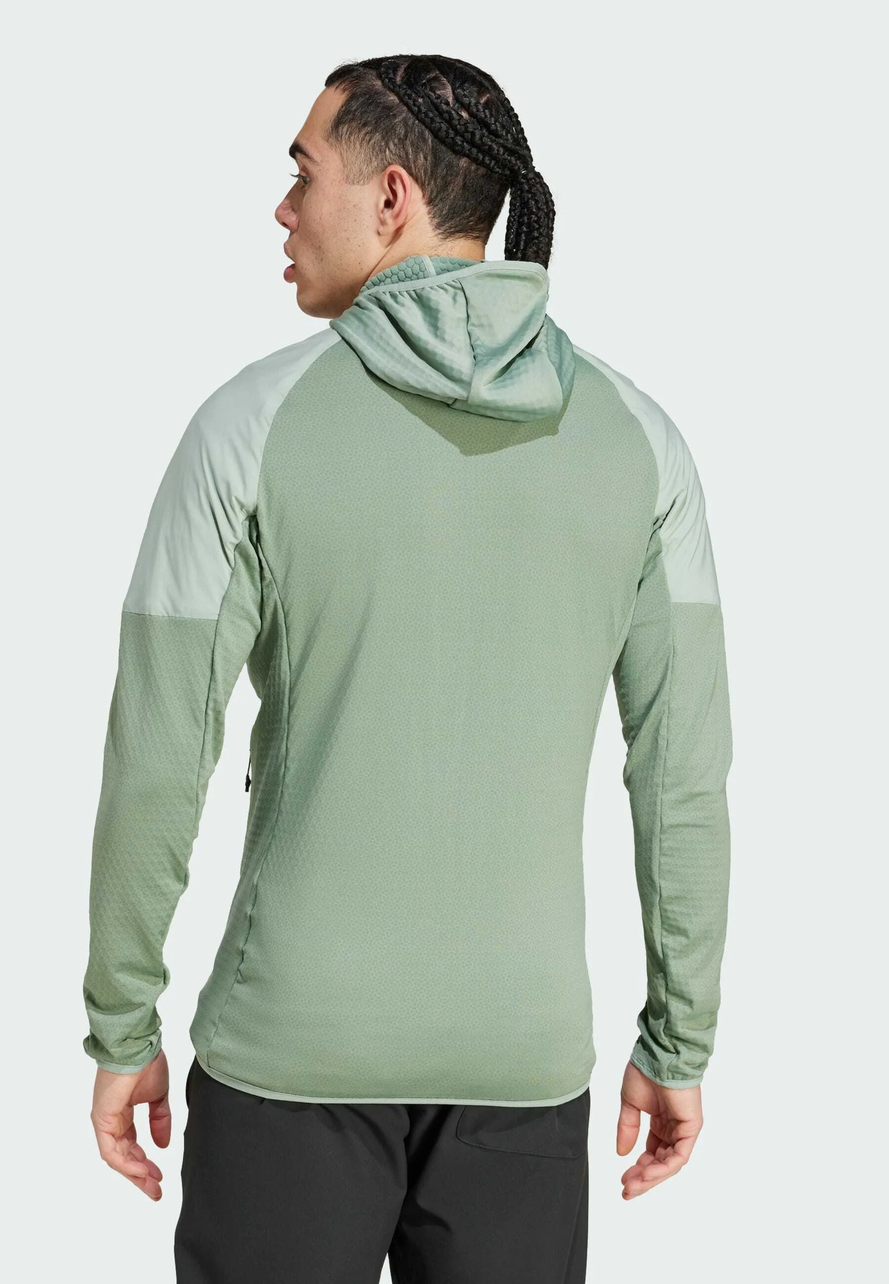 Adidas Terrex TERREX TECHROCK HOODED FLEECE - Chaqueta polar