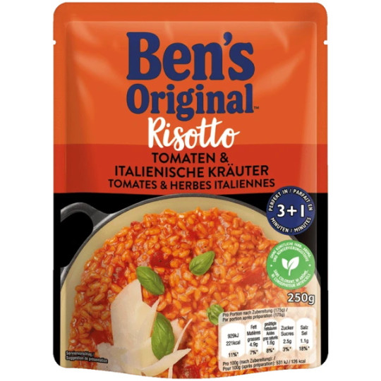 Ben's Original Express Risotto Tomate & talienische Kräuter 250G