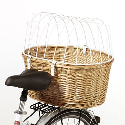 Aumüller Hunde-Fahrradkorb mit Schutzgitter