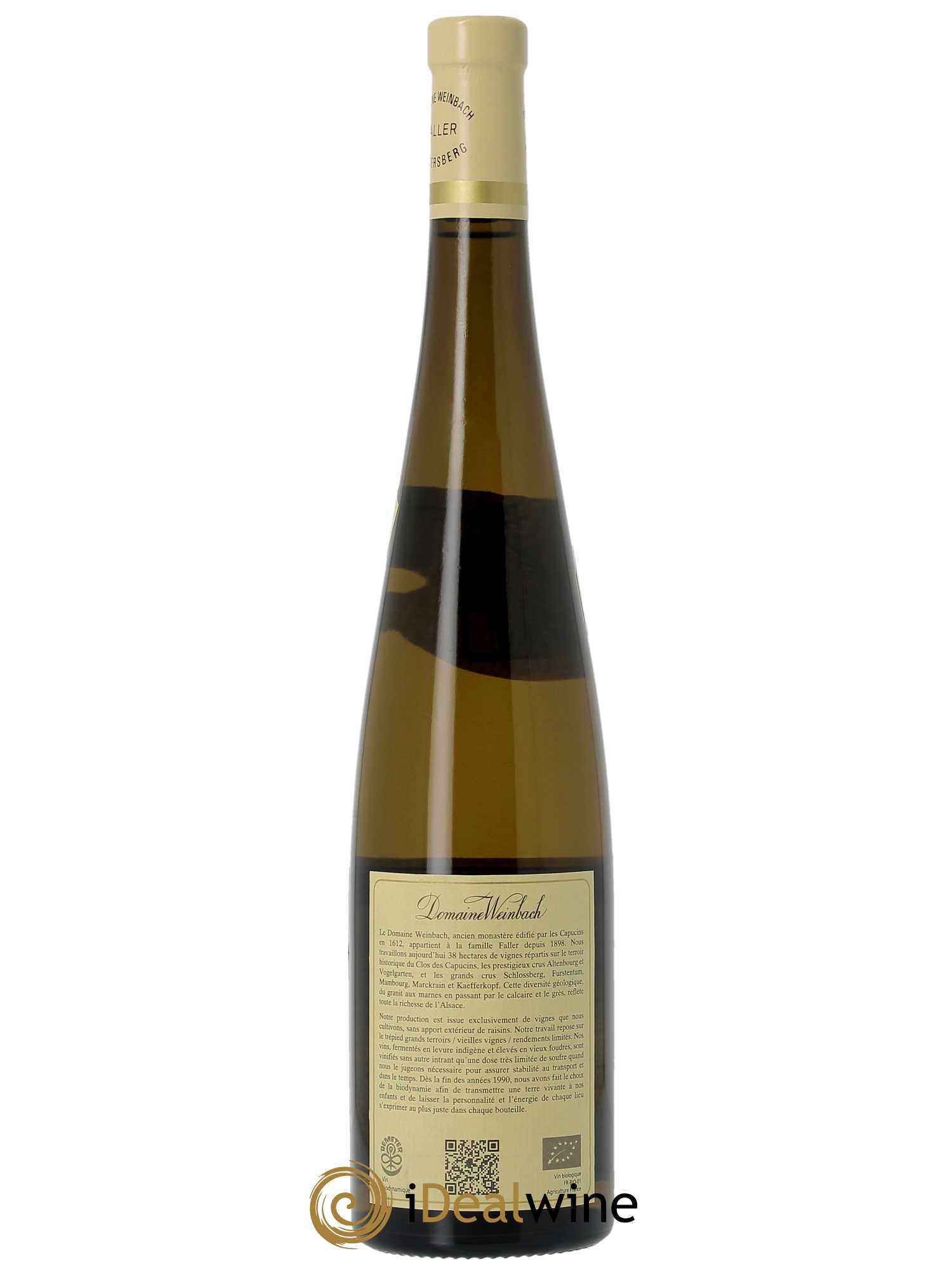 Alsace Riesling Cuvée Colette Weinbach (Domaine)  2020 - Lot de 1 Bouteille