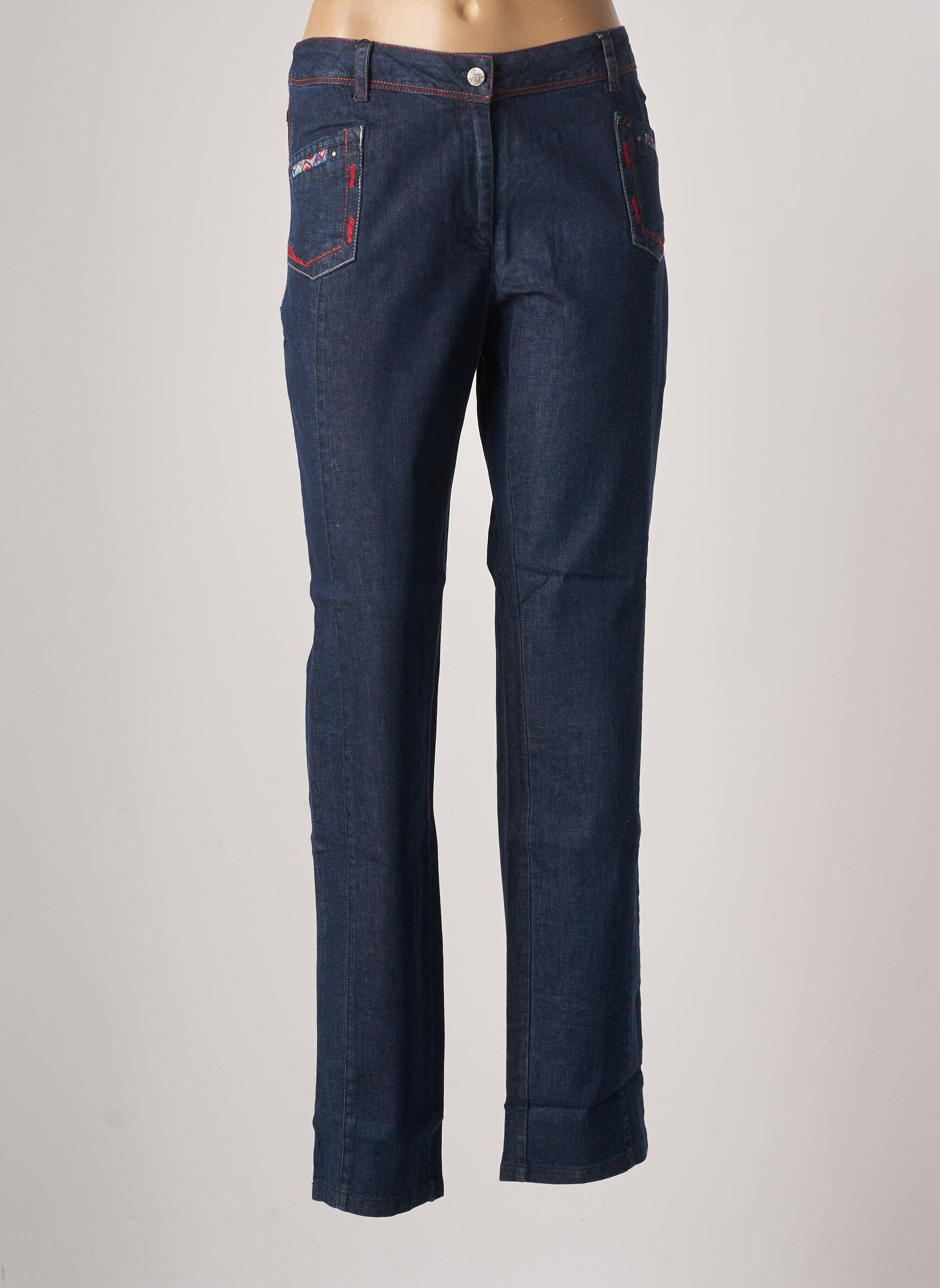Jac Jac Jeans Coupe Slim Femme couleur bleu