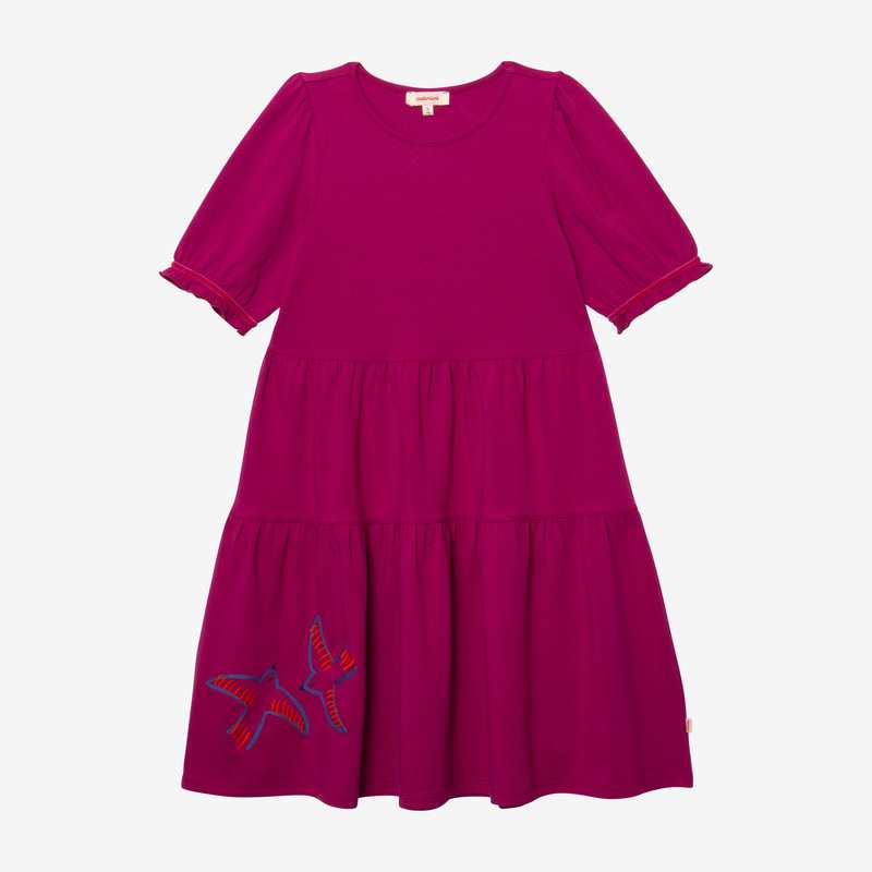 Robe fille manches ballon rose Catimini