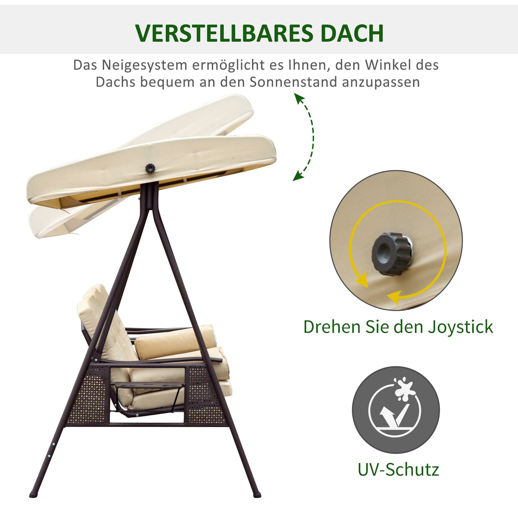Outsunny Hollywoodschaukel