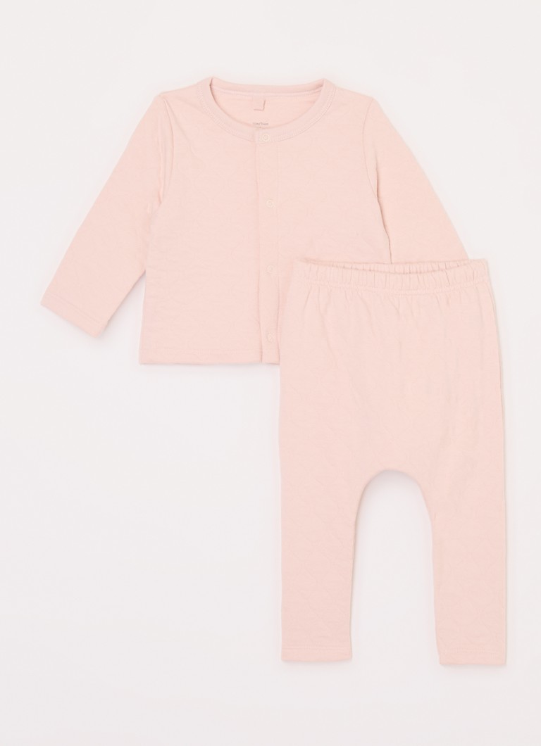 Dvoudílný set kardiganů a kalhot pro miminka Petit Bateau