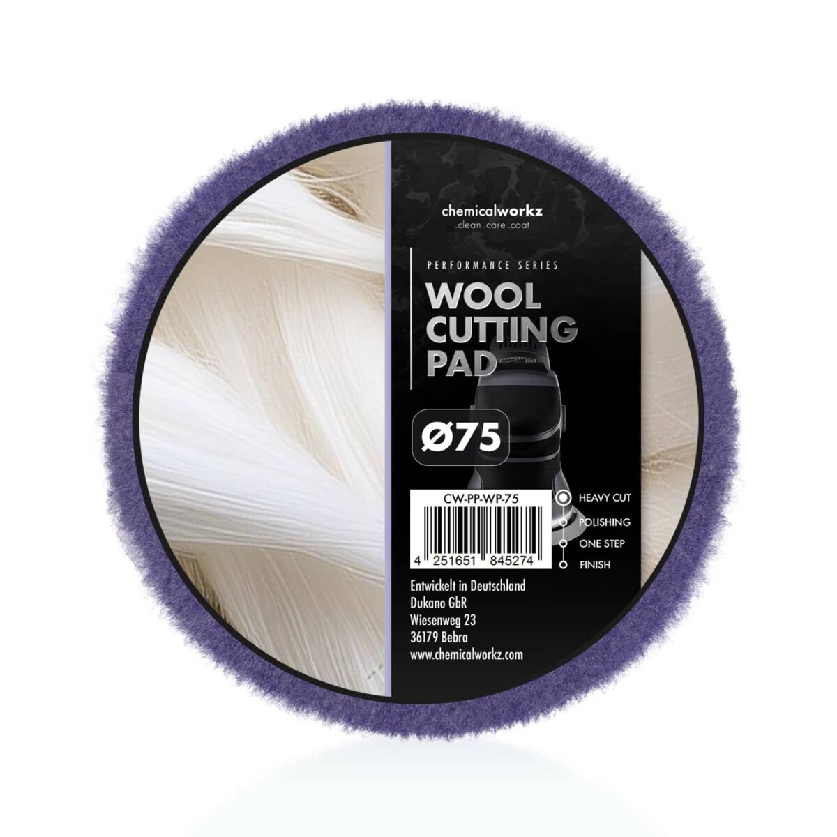chemicalworkz Woolpad 75mm