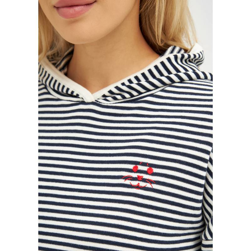 Derbe Robbenschnute Strickpullover Damen