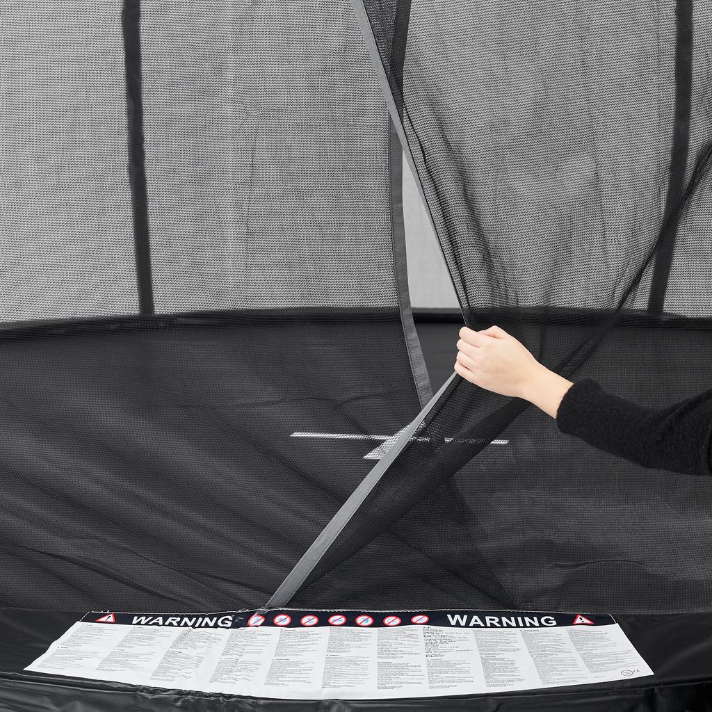 FALK FALK Ø305 trampoline med nett, svart