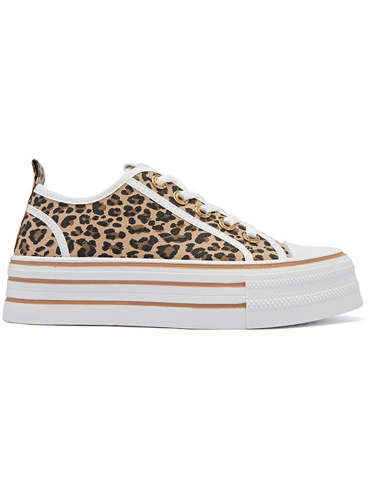 Sixth Sens Sneakers in Beige/ Braun/ Weiß günstig kaufen