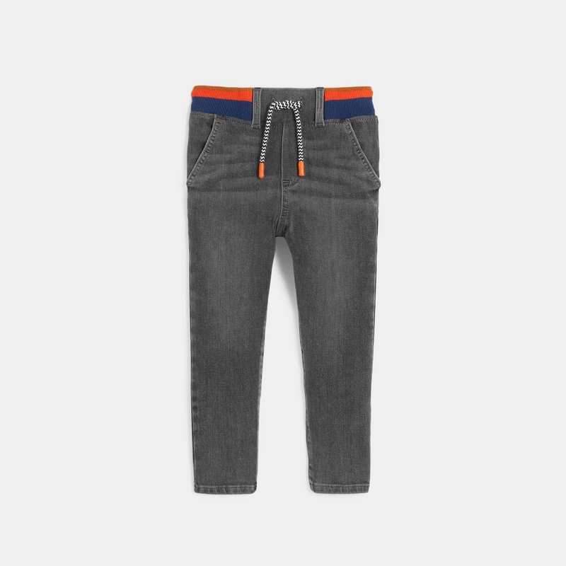 Jean droit bébé garçon denim gris Catimini