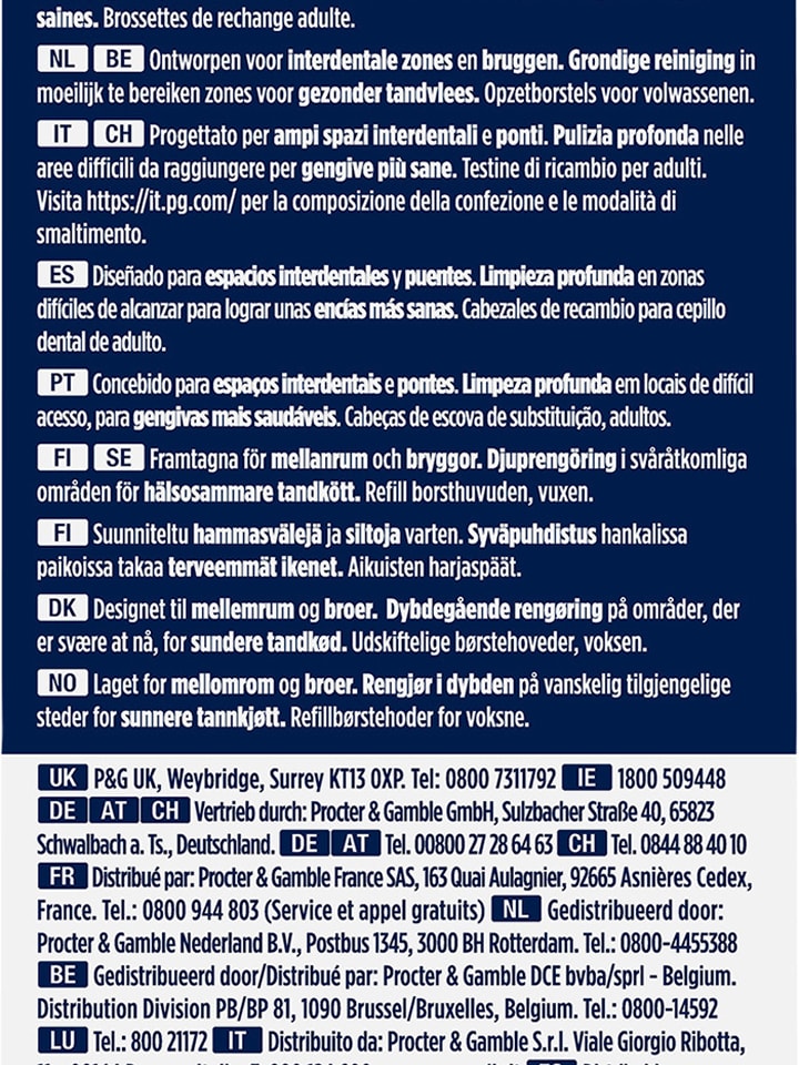 Oral-B 2er-Set: Ersatz-Bürstenköpfe 