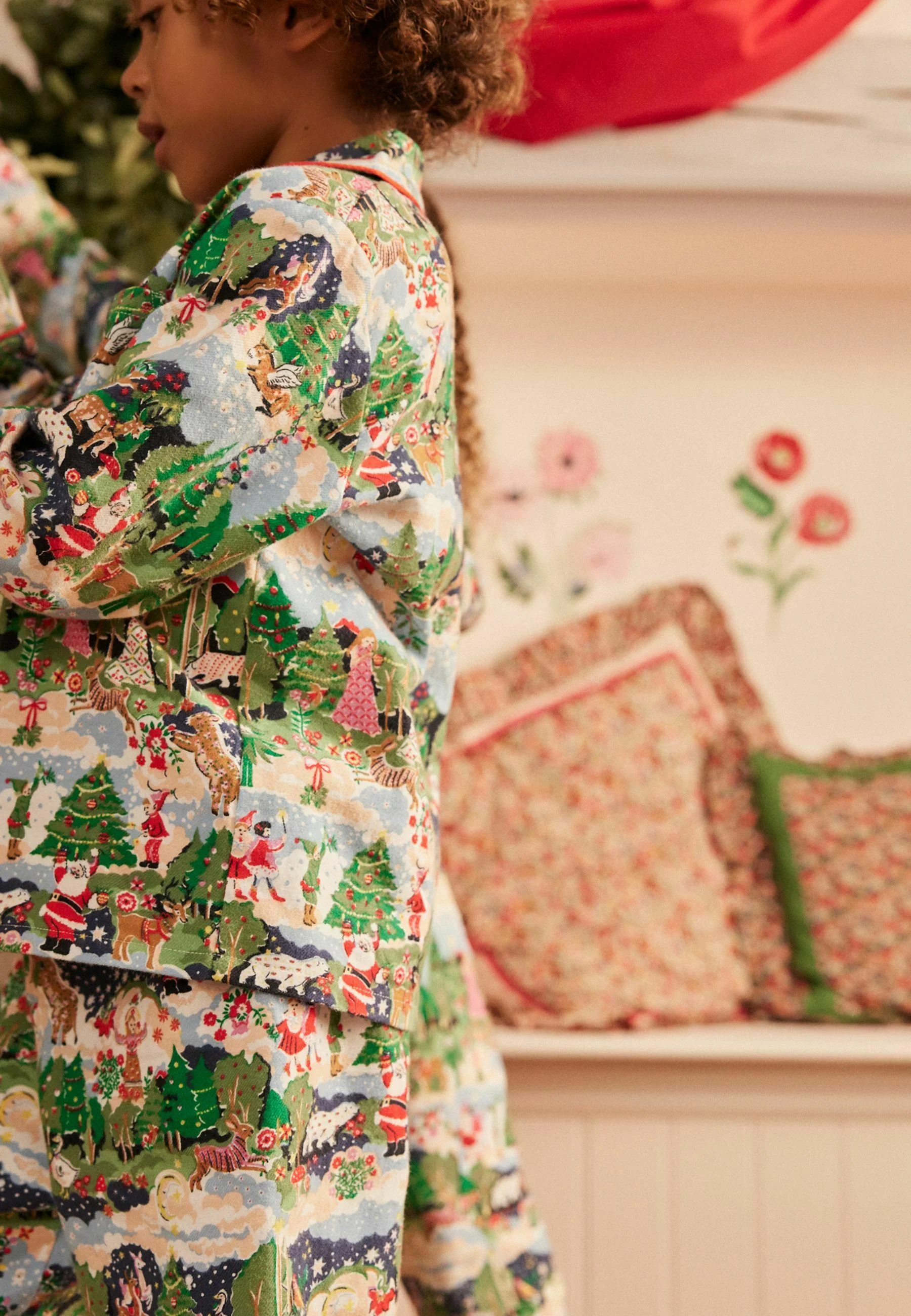 Conjunto de pijama Cath Kidston para Navidad, talla normal, para toda la familia