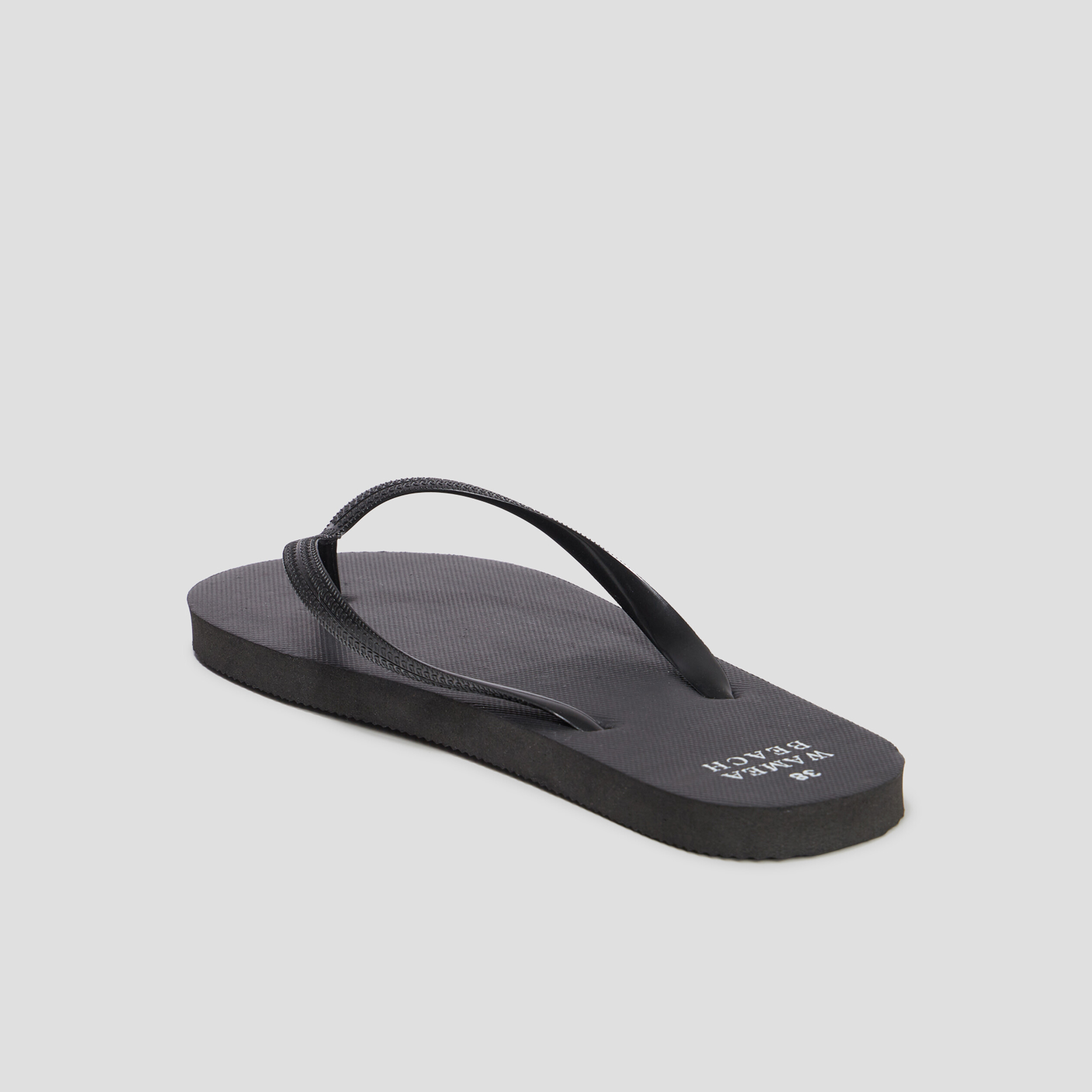 Tongs Wamea Beach noir femme | La Halle