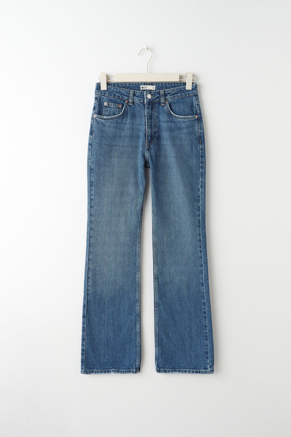 Full length petite flare jeans