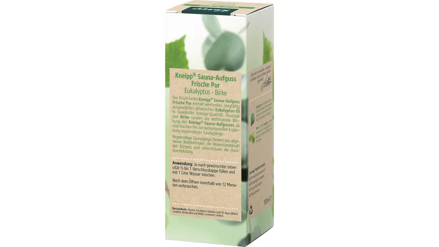 Kneipp Sauna Aufguss Frische Pur 100 ml