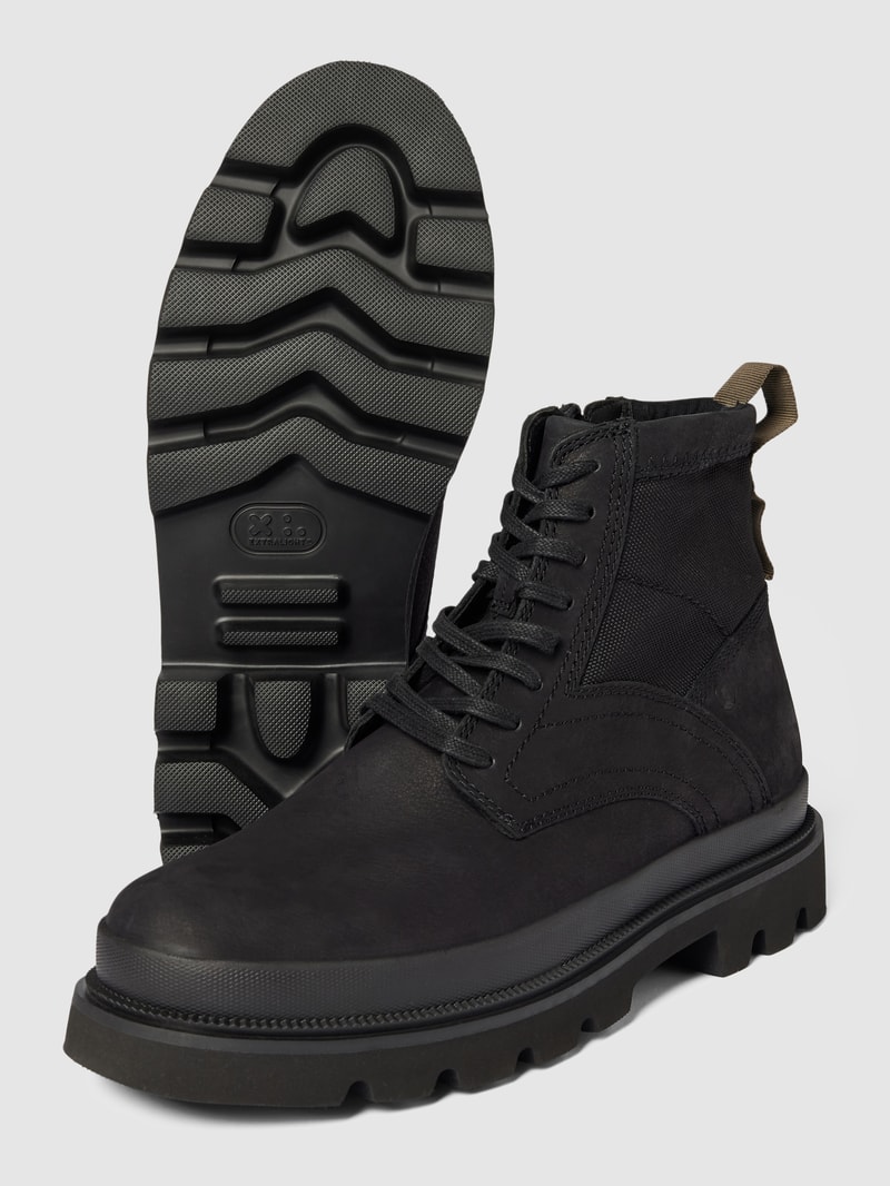 Chelsea Boots aus Leder Modell 'BADELL' in schwarz