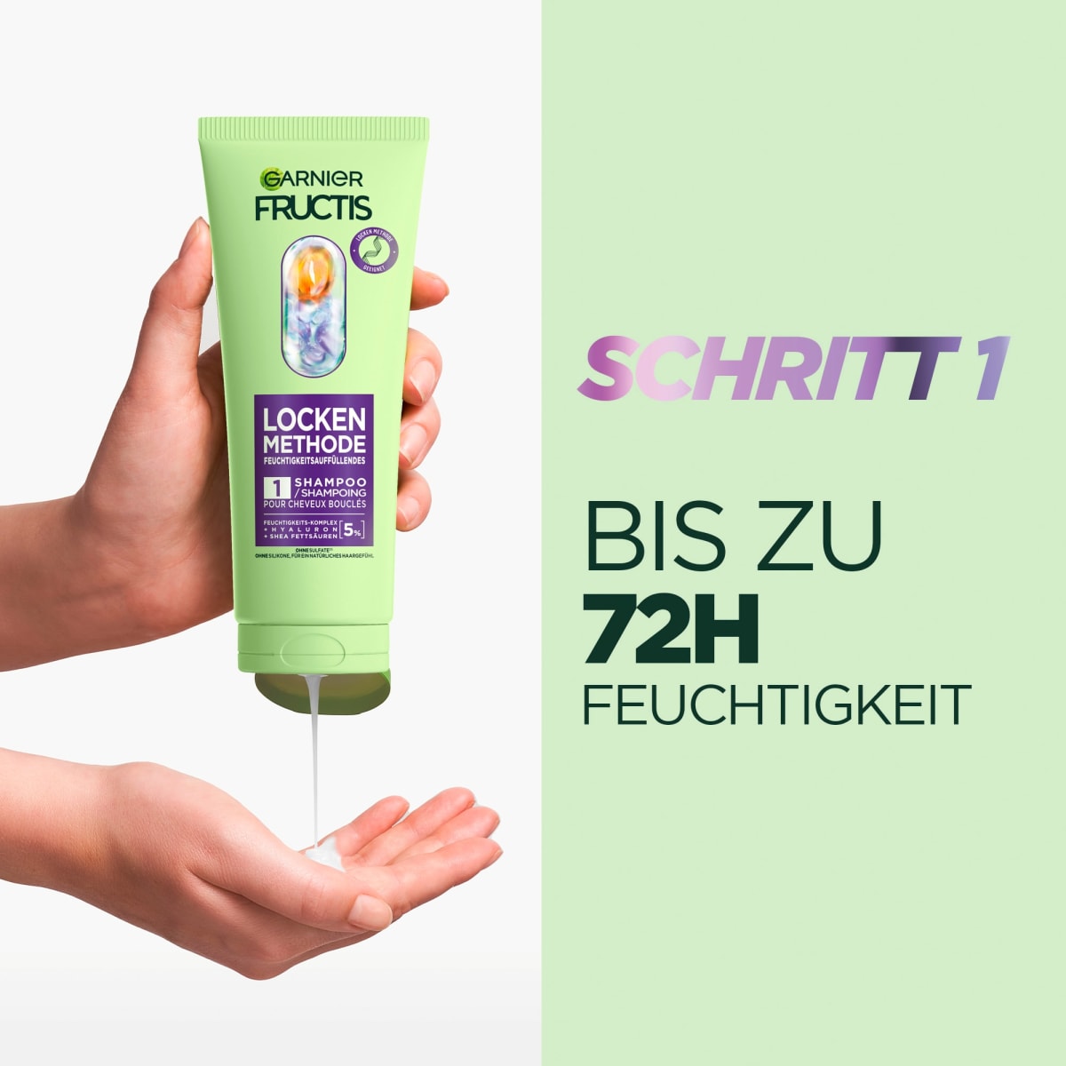 Shampoo Locken Methode Feuchtigkeit, 200 ml