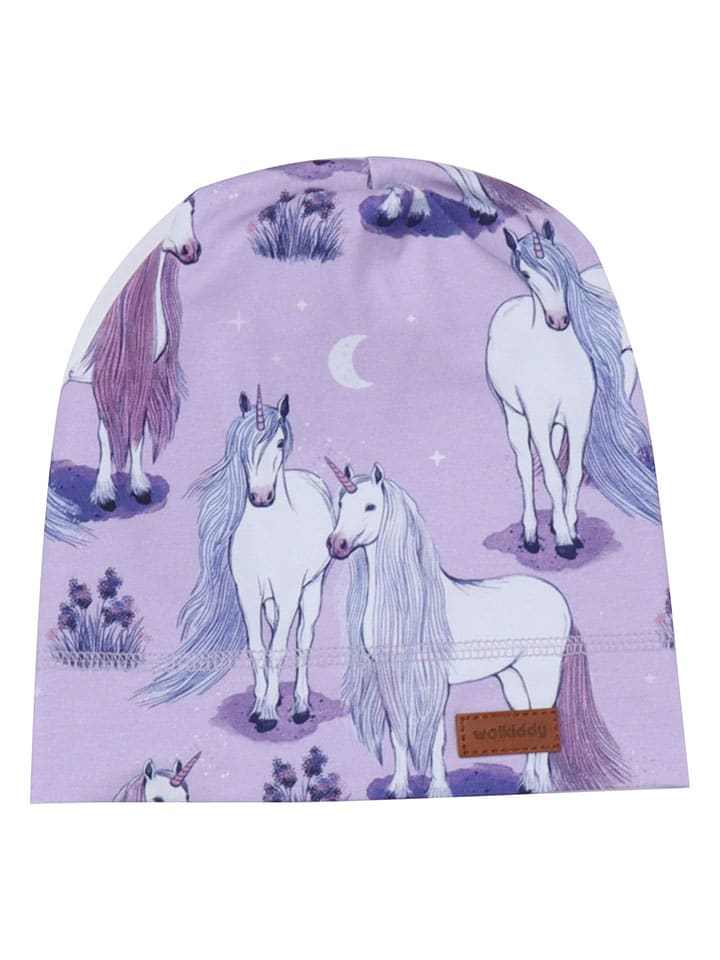 Walkiddy Beanie in Lila günstig kaufen 47-49 cm