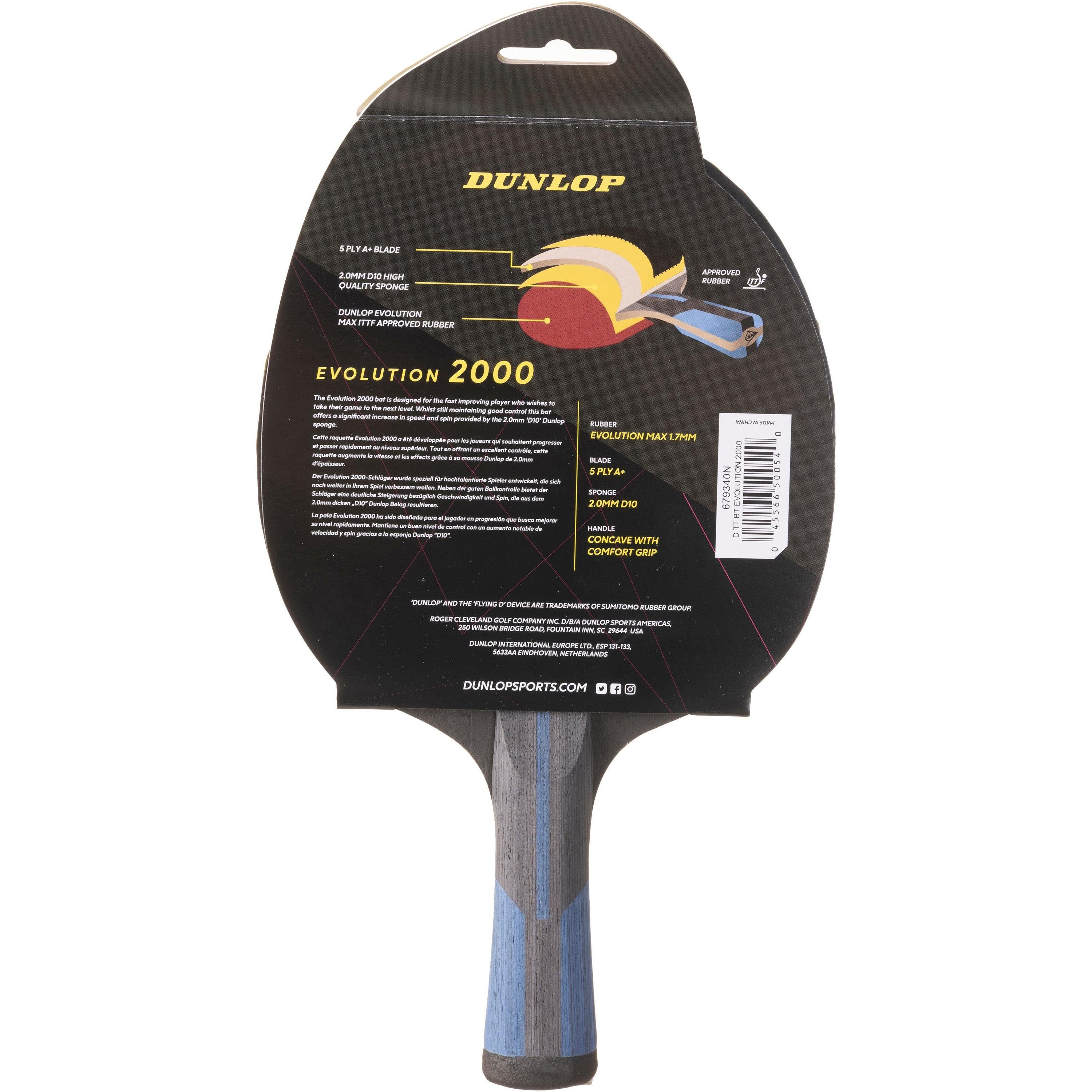 Dunlop Tischtennisschläger EVOLUTION 2000